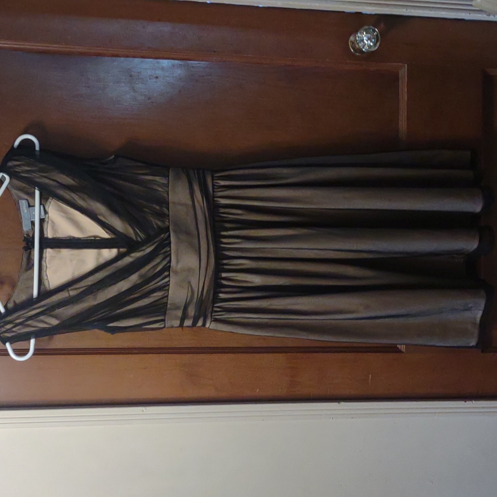 Vintage Clifford and wills sleeveless babydoll cocktail dress mesh party sz 4